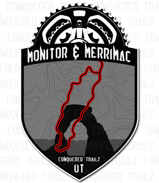 Image of Monitor & Merrimac - MTB Trail Badge