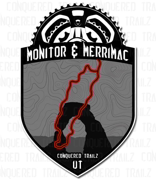 Monitor & Merrimac MTB Trail Badge / Conquered Trailz