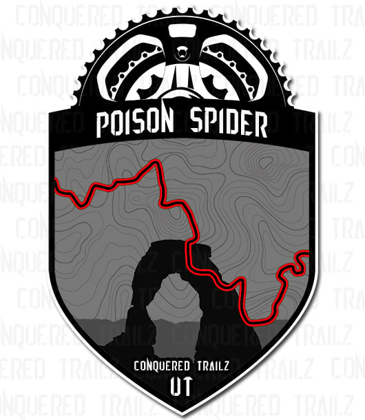 Image of Poison Spider - MTB Trail Badge
