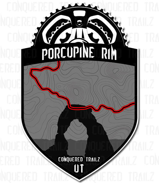 Image of Porcupine Rim - MTB Trail Badge