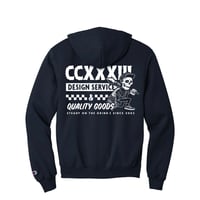Image 1 of GOODS & SERVICES - NAVY HOODIE