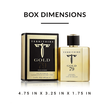 Territoire Eau De Parfum, Men's Cologne (Gold 79) 