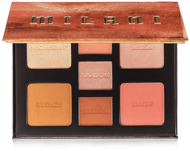 Milani All Inclusive Eye, Cheek & Face Palette, Light to Medium