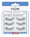 (Pack of 15 Pairs) Eylure Texture #117 False Eyelashes, Black Multi-Pack