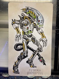 Image 1 of Xenomorph robot original painting