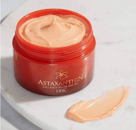 DHC Astaxanthin Collagen All-in-One Gel, Brightening Daytime Facial Moisturizer, Lightweight, Toning