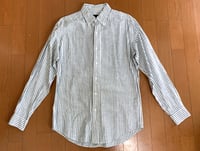 Image 1 of Warehouse Jeans dubbleworks cotton striped shirt, size M