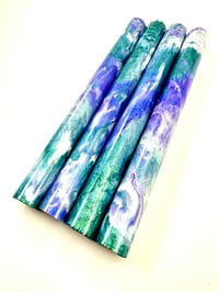 Image 3 of SkyFall, custom bespoke pen blanks, high pressure cured with Alumilite Resin. Bespoke ready!