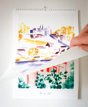 Wall Calendar "Travel Drawings" 