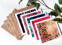 Lily Greenwood Greetings Cards - Butterflies Collection - 5 Blank Cards with Envelopes