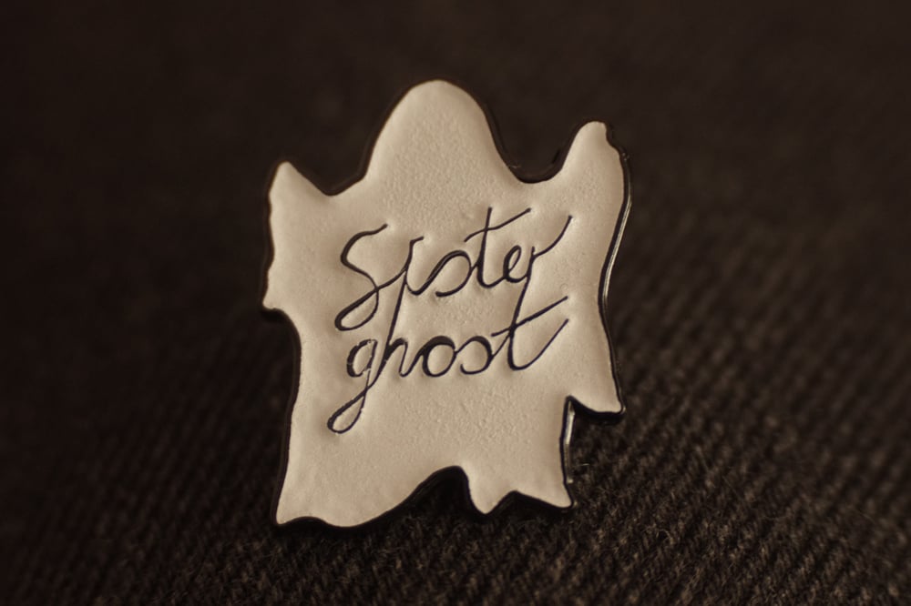 Image of (Glow In The Dark!) Ghost Enamel Pin