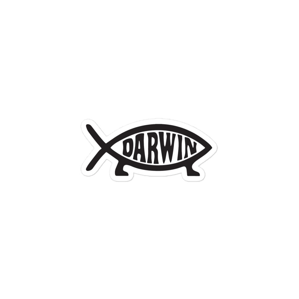 Darwin Fish sticker