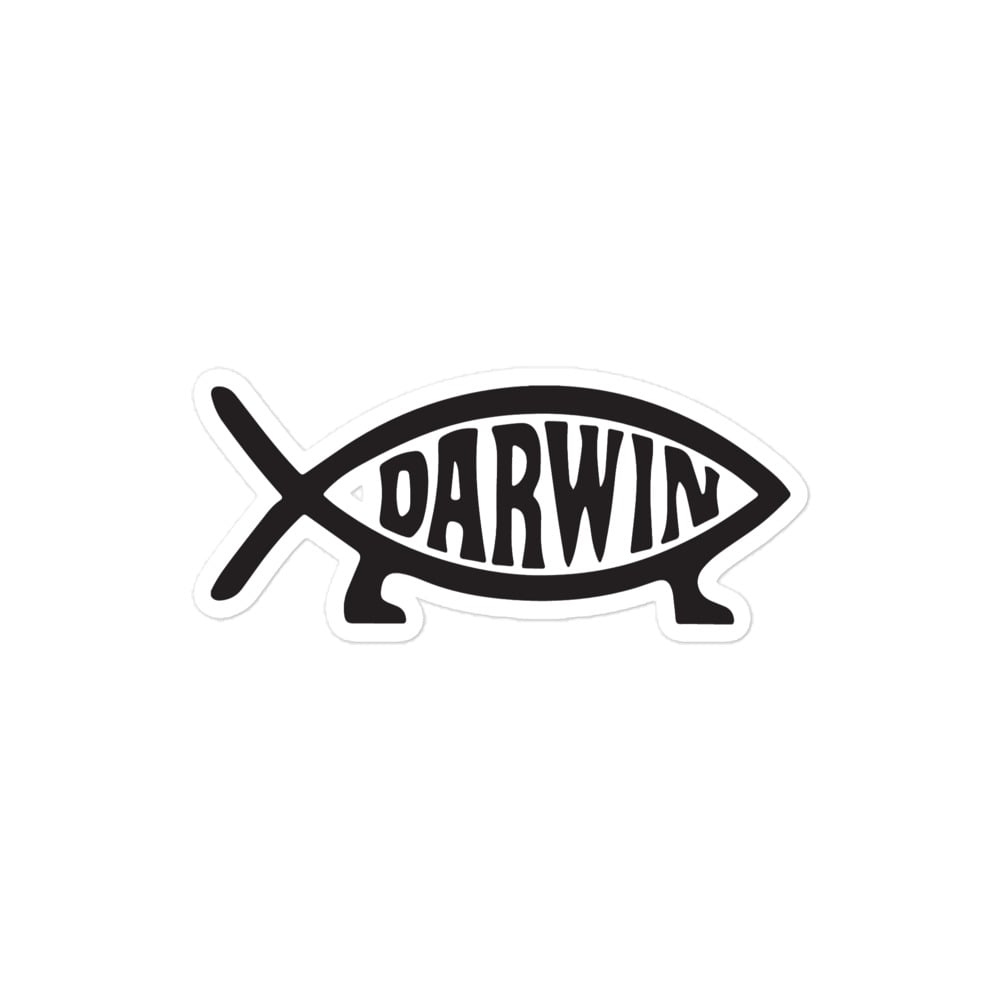 Darwin Fish sticker