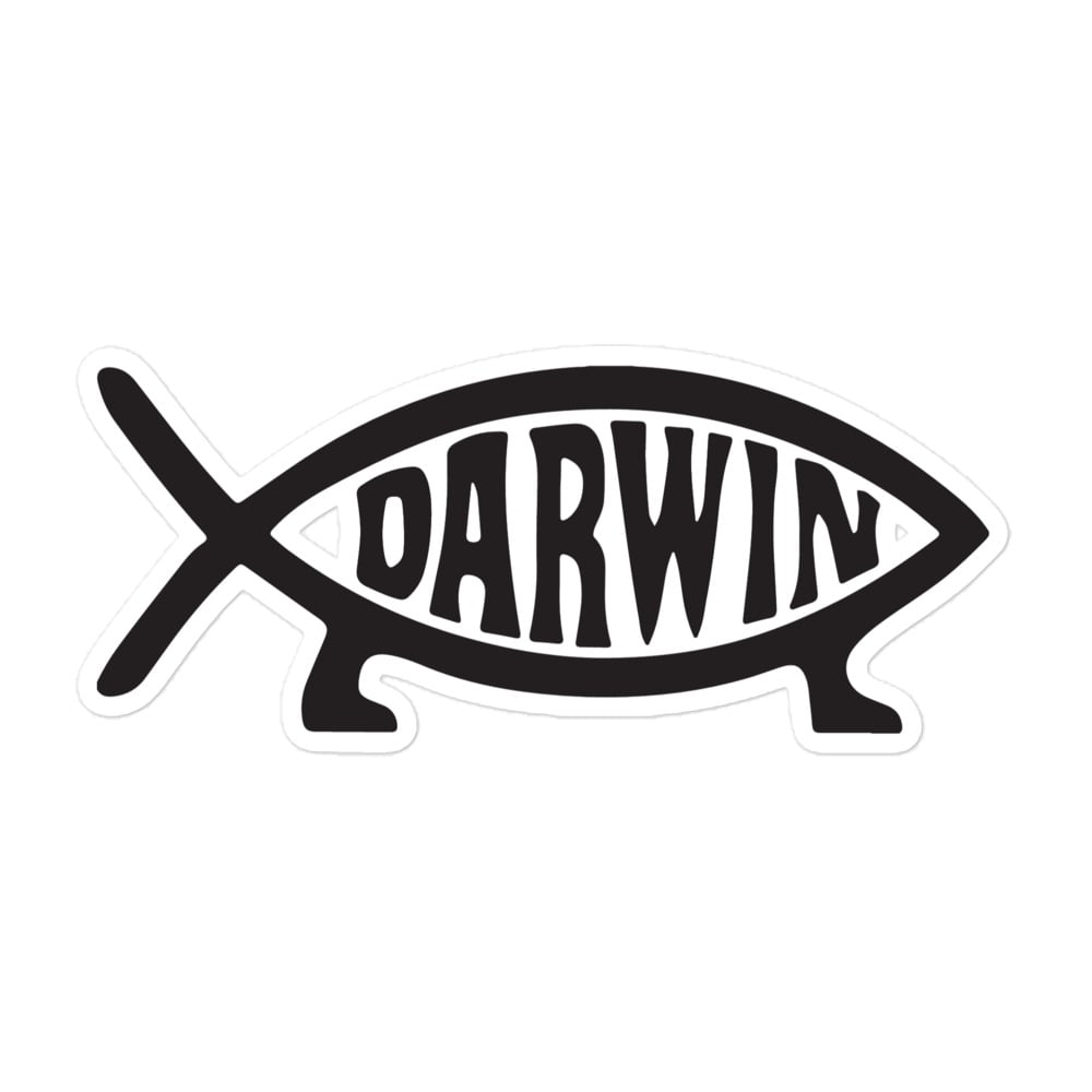 Darwin Fish sticker