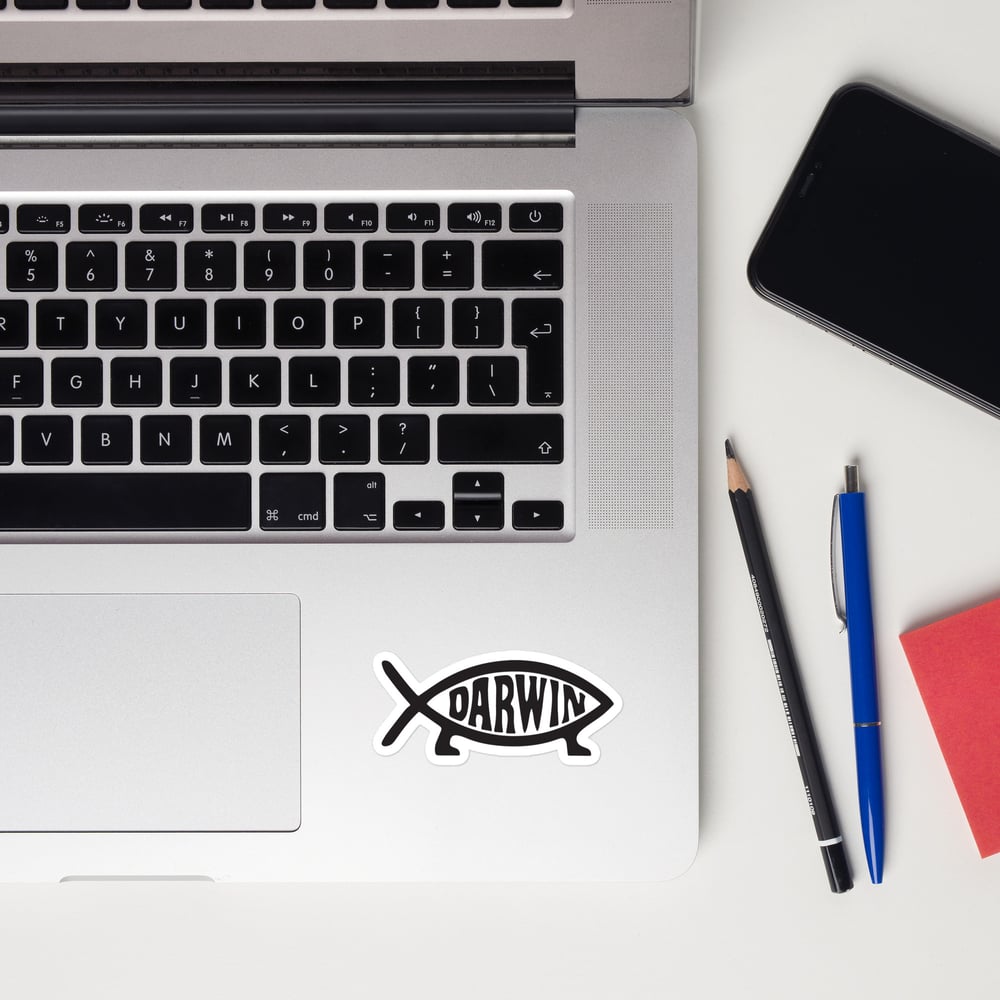 Darwin Fish sticker