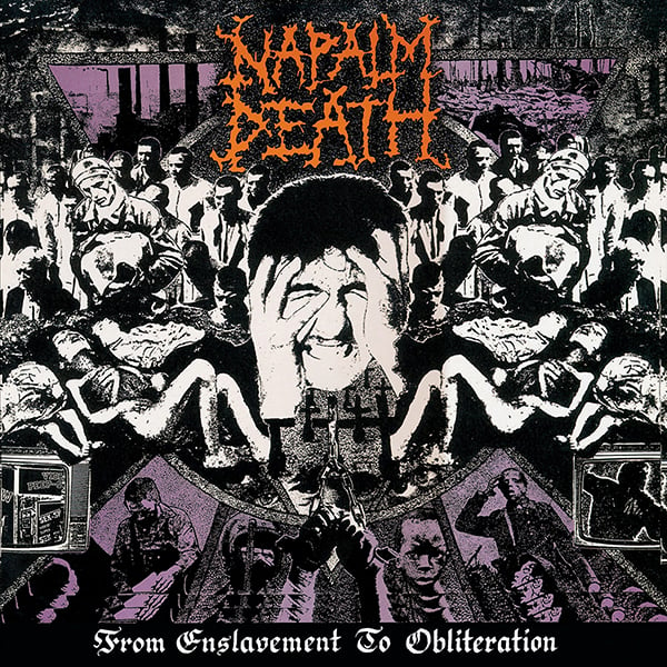 Image of Napalm Death " From Enslavement To Obliteration " Flag / Banner / Tapestry