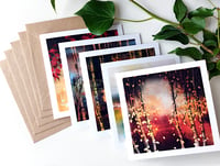 Image 2 of Lily Greenwood Greetings Cards - Trees Collection - 5 Blank Cards with Envelopes