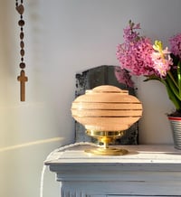 Image 1 of Lampe à poser verre de Clichy 
