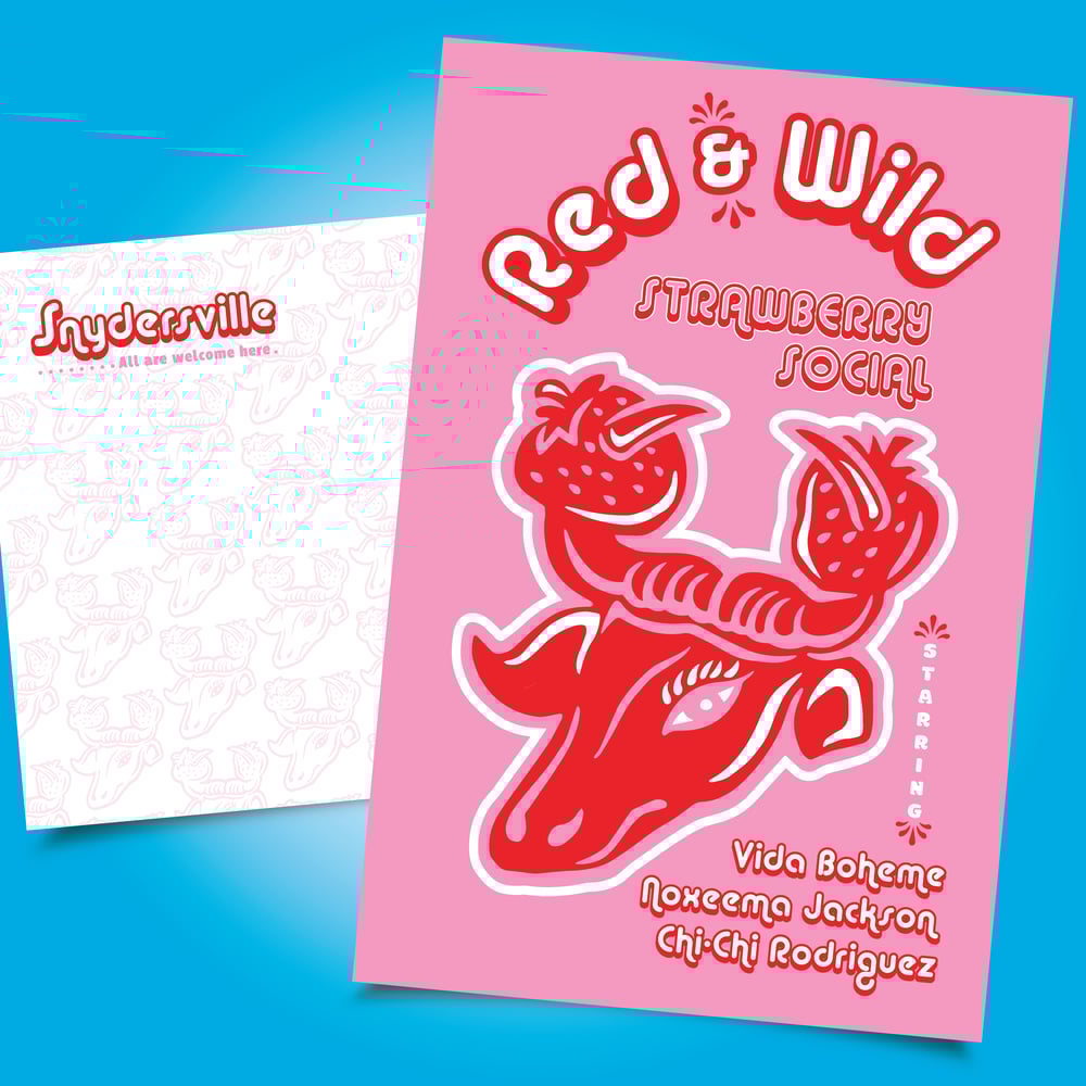 Red & Wild Postcard