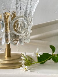 Image 4 of Lampe verre ciselé 
