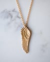 18K Gold Wing Necklace