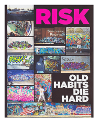 Image 4 of OLD HABITS DIE HARD by RISK and RISKOLEUM signed and numbered print.