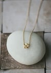 18K Gold Forget-Me-Not Necklace