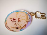 Image 5 of Labrador Rainbow Keychain