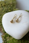 18K Gold Lily of the Valley Earrings