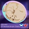 Labrador Rainbow Keychain
