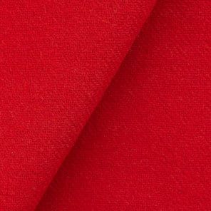 Image of Solid Red 100% Mill Dyed Wool - Felted