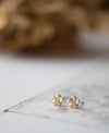 18K Diamond Forget-Me-Not Stud Earrings