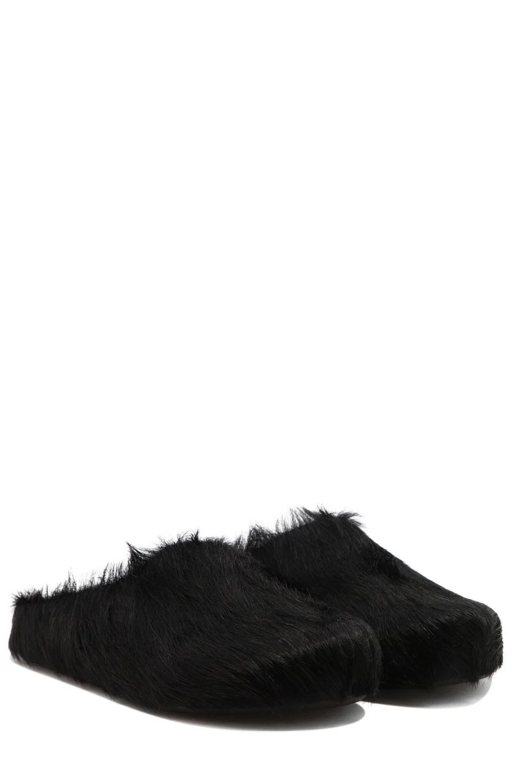 MARNI FUSSBETT MULES ‘BLACK ‘