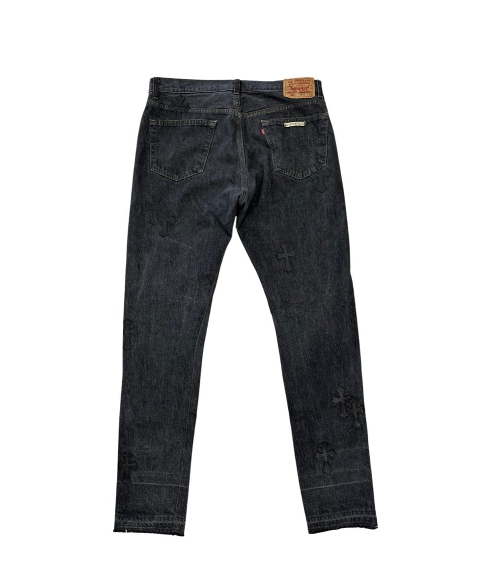 CHROME HEARTS LEVIS DENIM ‘WASHED BLACK’