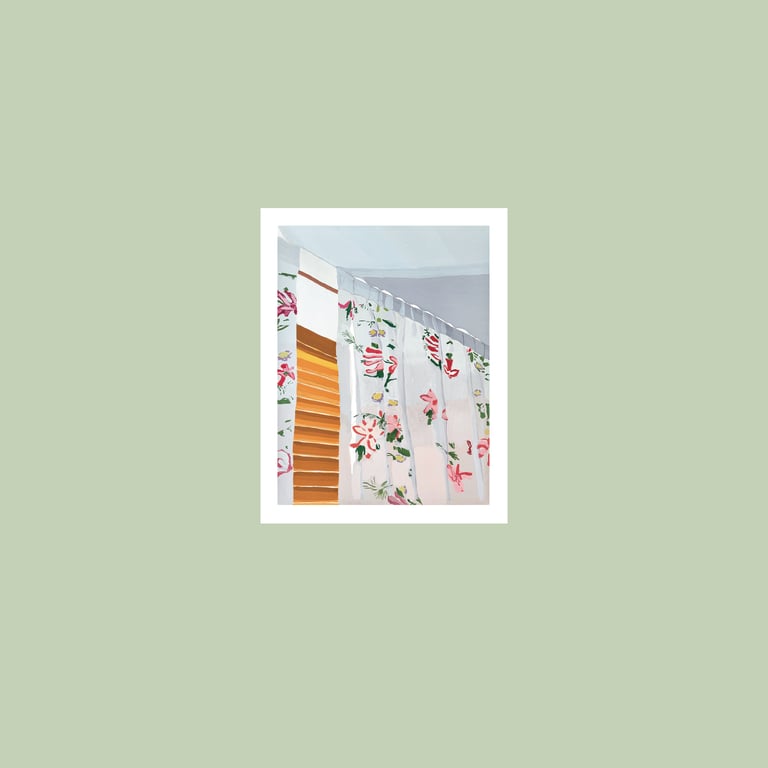 Giclée Print Curtains in Garda Image 2