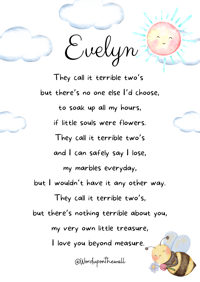 They call it terrible twos