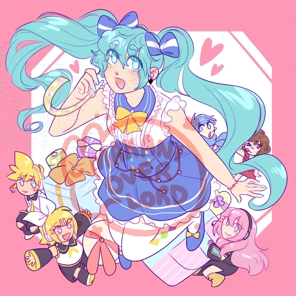 Image of Miku Birthday Print