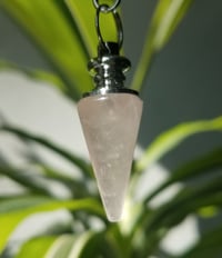 Genuine Rose Quartz Pendulum