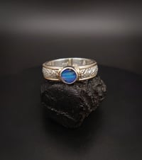 Image 1 of Blue opal snake ring
