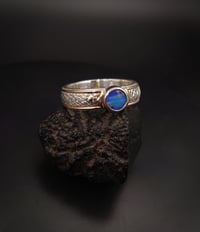 Image 3 of Blue opal snake ring