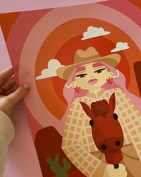 Image 2 of Cowgirl Print