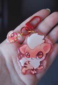 Image 2 of Growlithe Keychain