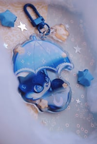 Image 4 of Umbrella Racoon Keychain