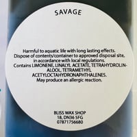 Image 2 of  SAVAGE Wax melt snap bar handmade highly fragranced mens fragrance