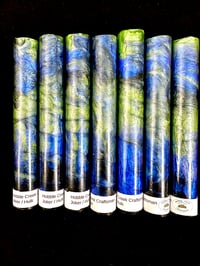 Image 3 of 'Joker / Hulk' Bespoke pen blanks, high pressure cast and cured in Alumilite resin