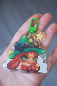 Image 3 of Witchy Ryn Jackalope Keychain