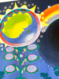 Image 2 of Simple Components of The Vampyric Crepuscule, diptych print