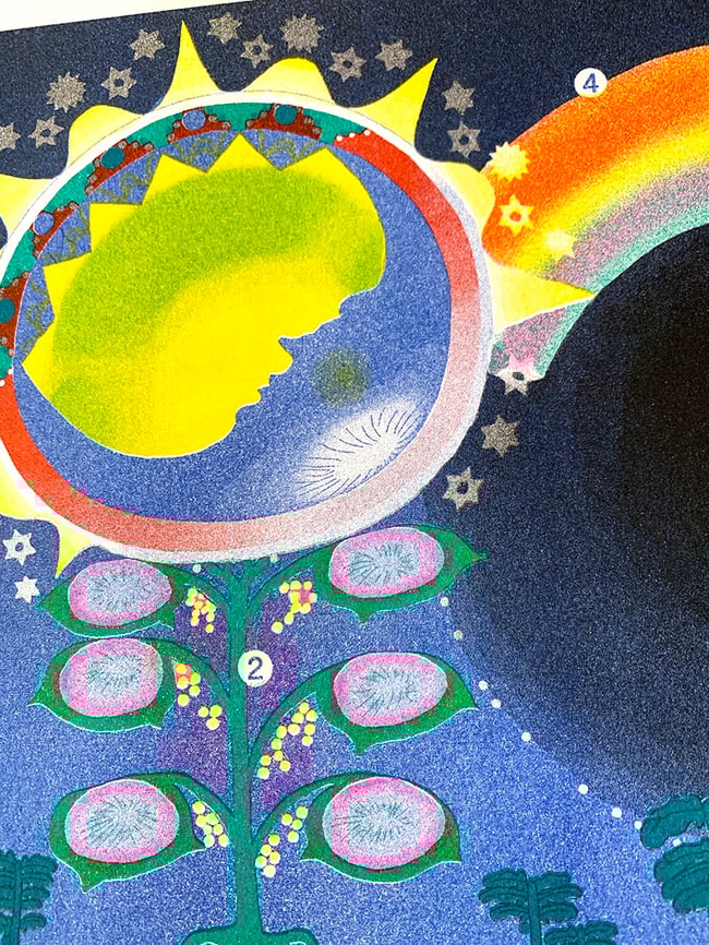 Simple Components of The Vampyric Crepuscule, diptych print