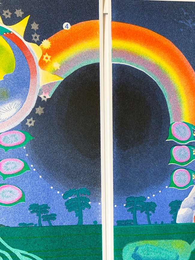 Simple Components of The Vampyric Crepuscule, diptych print