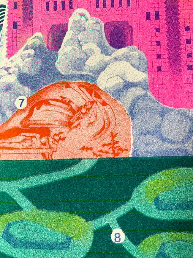 Simple Components of The Vampyric Crepuscule, diptych print